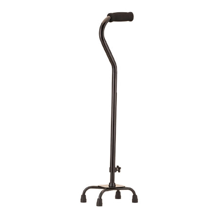 Nova - Small Base Quad Cane Aluminum 30 to 39 Inch Height Black - 5620BK