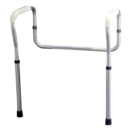 Nova - Toilet Safety Rail White / Silver Aluminum - Nova Ortho-Med - 8200