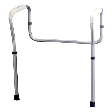 Nova - Toilet Safety Rail White / Silver Aluminum - 8200