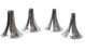 BR Surgical - Ear Specula Set Boucheron Sizes 0 to 4 Stainless Steel 5 to 8 mm Reusable - BR44-01800