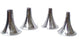 BR Surgical - Ear Specula Set Boucheron Sizes 0 to 4 Stainless Steel 5 to 8 mm Reusable - BR44-01800