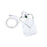 Hudson Respiratory Care Mask Oxygen Hudson Pediatric Elongated Vinyl Ea - 1011