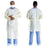 Halyard Basics - Protective Procedure Gown Large Yellow NonSterile AAMI Level 2 Disposable - 43008