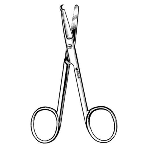 Sklar Instruments Scissors Stitch Spencer (Littauer) 4-1/2" Blunt/Blunt Smooth Straight Ss Ea - 22-2844