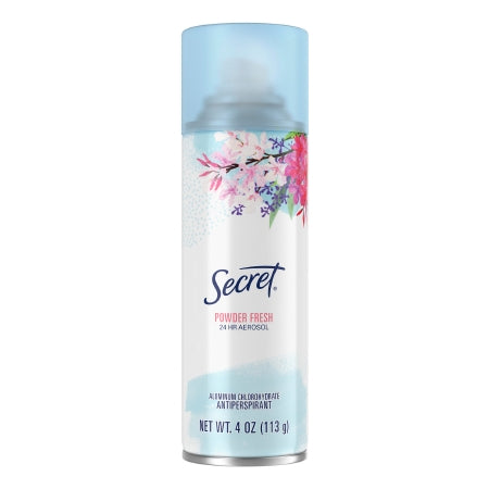 Secret - Antiperspirant / Deodorant Spray 4 oz. Powder Fresh Scent - The Palm Tree Group - 10037000711091