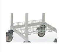 Intermetro Industries - Caster with Brake and Bumper For Metro Stainless Steel Mobile Worktables - 5PCBM