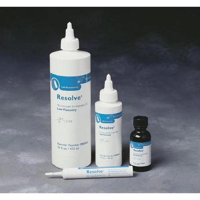 Resolve - Immersion Oil 4 oz., 1.5150 Refractive Index, High Viscosity - M4004