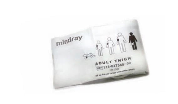 Mindray - Blood Pressure Cuff Adult Thigh X - Large Cuff 46 - 66 cm Vinyl Cuff - 115-027567-00