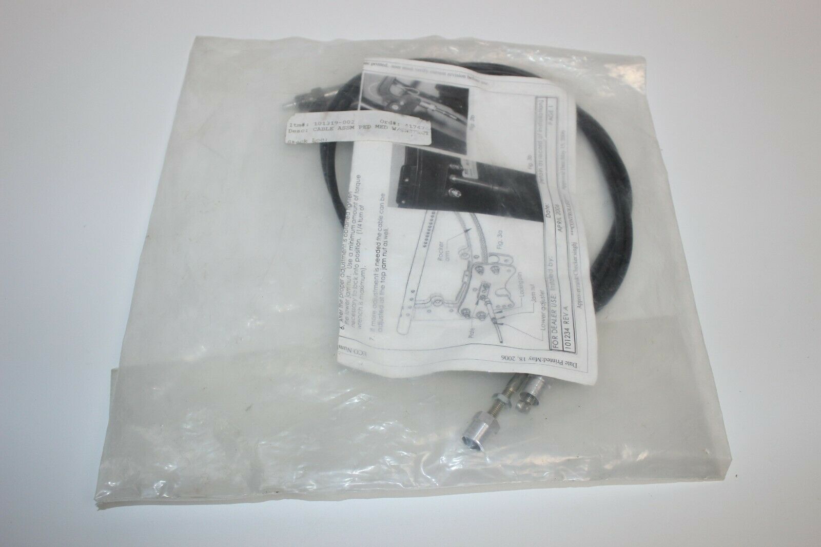 Sunrise Medical - Wheelchair Cable Assembly For Wheelchair - 101318-002