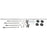 Metro Top Track - Stationary End Unit Kit High Density Storage System - TTE24C