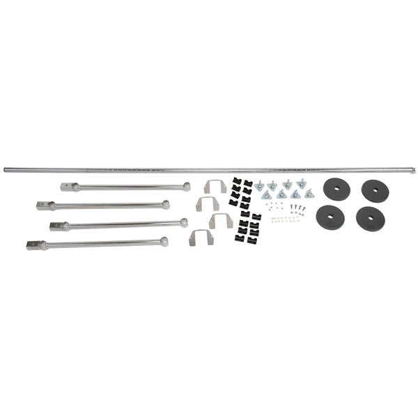 Metro Top Track - Stationary End Unit Kit High Density Storage System - TTE24C