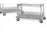 Cart Double Mobile Extended Base Kit
