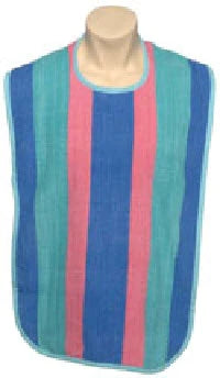 Lew Jan Textile - Bib Hook and Loop Closure Reusable Terry Cloth - M45-1834A-VG