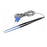 Olsen - Monopolar Forceps Potts-Smith 9-1/2 Inch Length Surgical GRade NonSterile NonLocking Thumb Handle Straight 1 mm Wide Serrated Tips - Symmetry Surgical - 12004