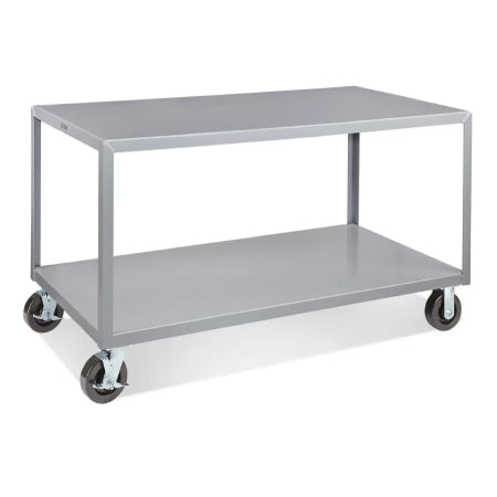 Uline - Mobile Welded Steel Table Steel 60 X 30 Inch Gray - H-4996
