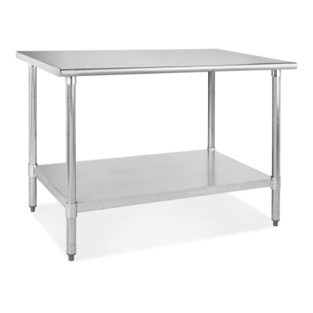 Uline - Worktable with Bottom Shelf 48 X 30 Inch 600 lbs. Weight Capacity Without Drawers - H-4999