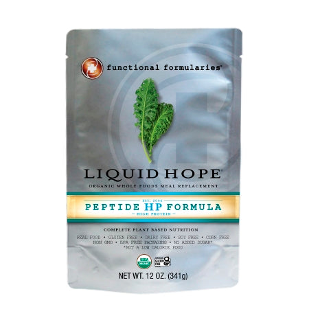 Liquid Hope Peptide HP Formula - Oral Supplement / Tube Feeding Formula Unflavored Ready to Use 12 oz. Pouch - Nutritionals Medicinals - LHHPWS124