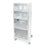 InSight - Isolation PPE Cart Insight Aluminum Composite 20 X 15-1/2 X 50-1/2 Inch White - Market Lab - ML60378