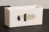 Sentinel by Bemis - Glove Box Holder Horizontal or Vertical Mounted 1-Box Capacity White 4 X 6 X 12 Inch Plastic - 1041