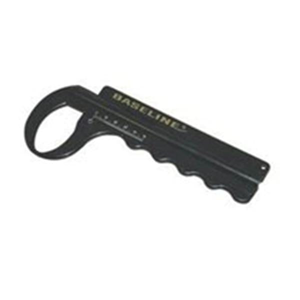 Fabrication Enterprises Caliper Skinfold Figure Finder Fat O Meter 50Mm Scale Spring Loaded Black Ea - 3158