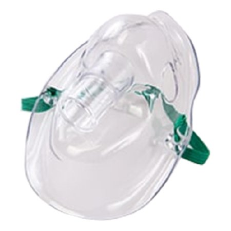 MedSource - Aerosol Mask Elongated Style Adult One Size Fits Most Adjustable Head Strap / Nose Clip - Medsource International - MS-25080