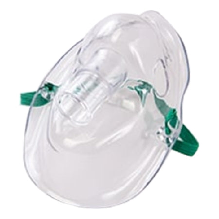 MedSource - Aerosol Mask Elongated Style Adult One Size Fits Most Adjustable Head Strap / Nose Clip - MS-25080