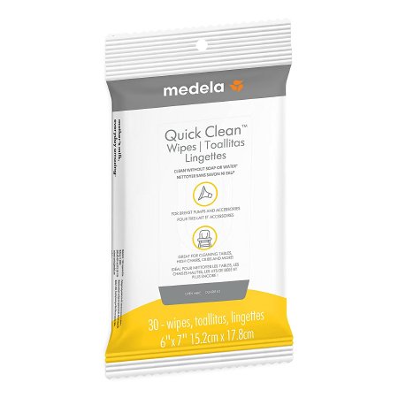 Quick Clean - Breast Pump and Accessory Wipe For Breast Pumps and Breast Pump Accessories - Medela - 101042300