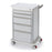 Omnimed - Transport Cart Alumnium Cream (2) 3 Inch, 2 (6) Inch, (1) 9 Inch Drawers - 351001
