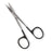 SuperCut - Iris Scissors 4-1/4 Inch Length OR Grade German Stainless Steel NonSterile Finger Ring Handle Curved Sharp Tip / Sharp Tip - MDS0734110