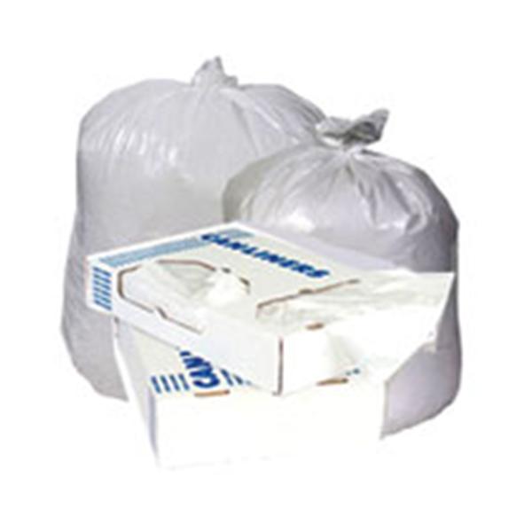 North American Corp Bag Trash Aspen Super Tuff 20-30Gal Pe X-Heavy-Duty Fltpk 30X36" White 200/Ca - 386114
