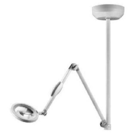 OPTICLUX - LED Magnifier Articulating Arm Ceiling Mount 1.9x Magnification - Waldmann Lighting - D16070000