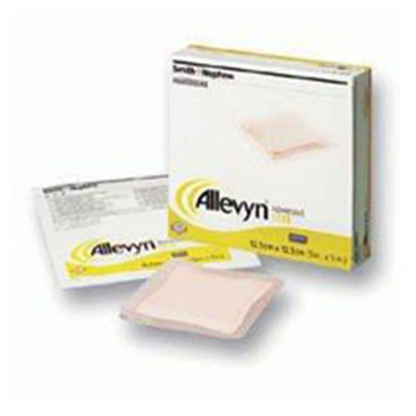 Smith & Nephew Wound Care Dressing Allevyn Hydrcllr 5X5" Strl Adhesive Non-Adherent Absorbent Lf 10/Box - 66020044