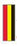Key Surgical - Pre-Printed Label Multipurpose Label Black / Red / Yellow Plastic Patterned 1/4 X 1 Inch - T-330-040509