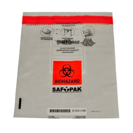 Saf-T-Pak - Inner Leak Proof Bag 13 X 17 Inch, Biohazard Symbol - NC0686268