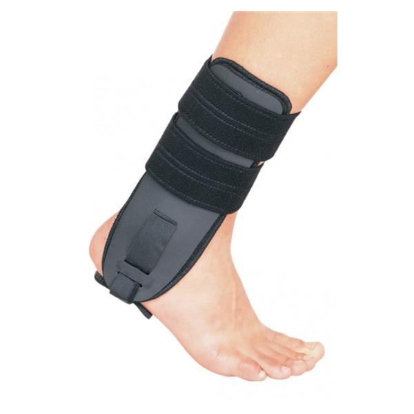 DJO Brace Stirrup Aircast Sport Ank Plastic/Neoprene/Nylon Black Sz 10 Osfa Right Ea - 79-81250