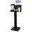 Bowman - Respiratory Hygiene Station BOWMAN Floor Standing Black 25.25 X 58.29 X 17 Inch - Bowman Manufacturing - BD117-0020