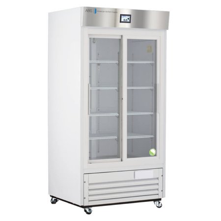 ABS - Premier Refrigerator Laboratory Use 33 cu.ft. 2 Sliding Glass Doors Cycle Defrost - Horizon Scientific - ABT-HC-LP-33-TS