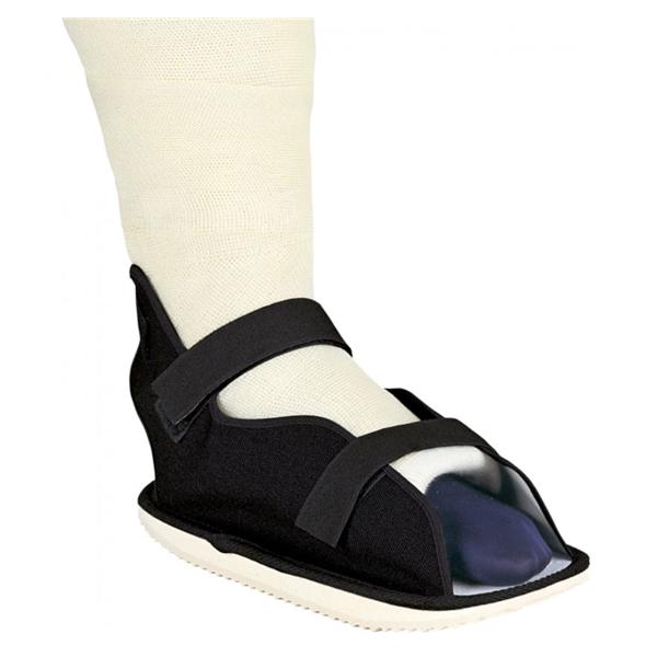 DJO Boot/Sandal Cast Canvas Black Rocker Sole Size Large Ea - 79-81117