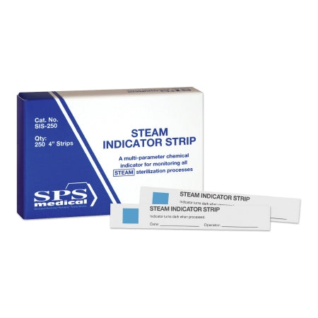 SPSmedical - Sterilization Chemical Indicator Strip Steam 4 Inch - SIS-250