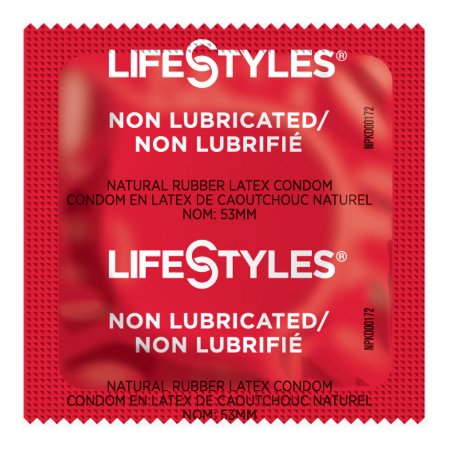 LifeStyles - Condom Lifestyles Non Lubricated One Size Fits Most 1,008 per Case - Sxwell Usa - 310160
