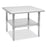 Uline - Stainless Steel Utility Stand Stainless Steel 30 X 30 Inch Rounded Corners 750 lbs. Weight Capacity Without Drawers 1 Shelf - H-6923