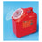 Pro-Tec Container Container Sharps 2Gal 1-Piece/Medium Pp Locking Cap Red/Translucent Each, 24 Ea/Ca - 62000-024
