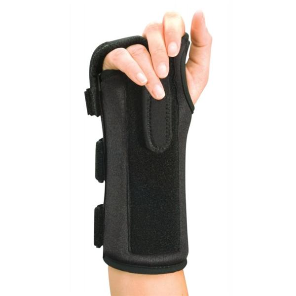 DJO Splint Comfortform Boxers Adult Wrist Black Size 8.5" X-Small Left Ea - 79-87462