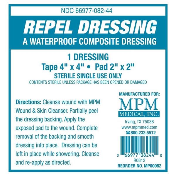 MPM Medical Dressing Wound Repel Composite 2X2" Non-Adherent Absorbent 30/Bg - MP00082