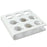 Key Surgical - Specimen Caddy 9 Place White 1-1/4 X 8 X 8 Inch - AC-55