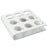 Key Surgical - Specimen Caddy 9 Place White 1-1/4 X 8 X 8 Inch - AC-55
