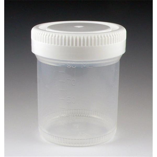 Globe Scientific Tite-Rite Specimen Container 90Ml Polypropylene Non-Sterile 300/Ca - 6525