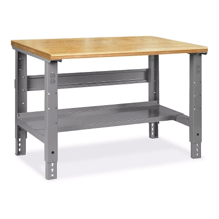 Uline - Industrial Packing Table ULINE 48 X 36 Inch Composite 500 lbs. Weight Capacity Without Drawers 1 Shelf - H-3657-WOOD