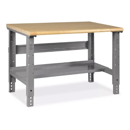 Uline - Industrial Packing Table ULINE 48 X 36 Inch Steel 500 lbs. Weight Capacity Without Drawers 1 Shelf - H-3657-MAP