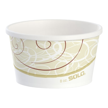Flexstyle - Food Container Symphony Print Single Use Paper 3-1/5 Inch Dia X 2-1/5 Inch H - HS4085-J8000
